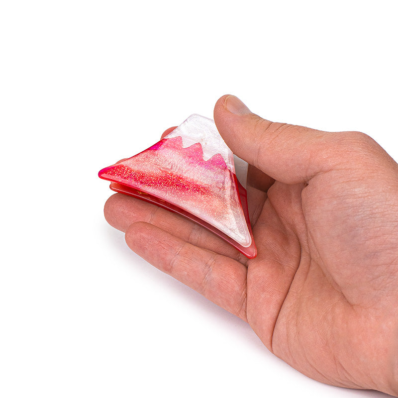 Pince à Cheveux Japonaise Mont Fuji Rose