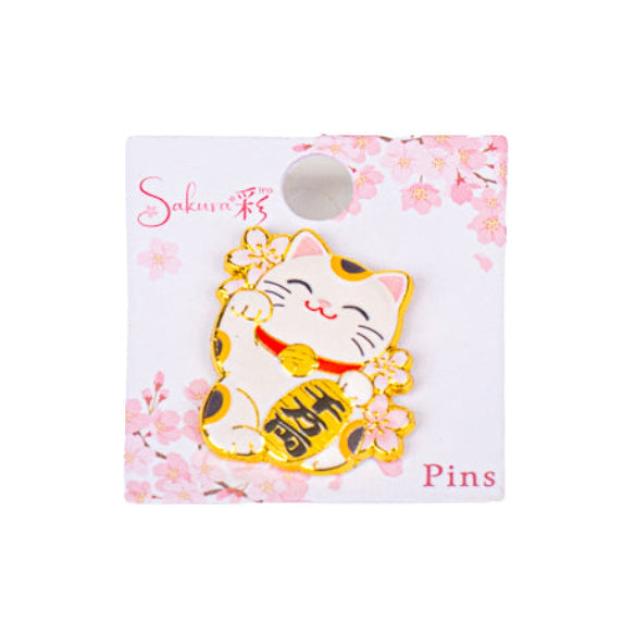Pin’s Japonais en Métal Maneki-Neko