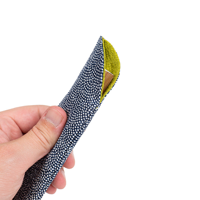 Pochette Éventail Tissu Yuzen Samekomon
