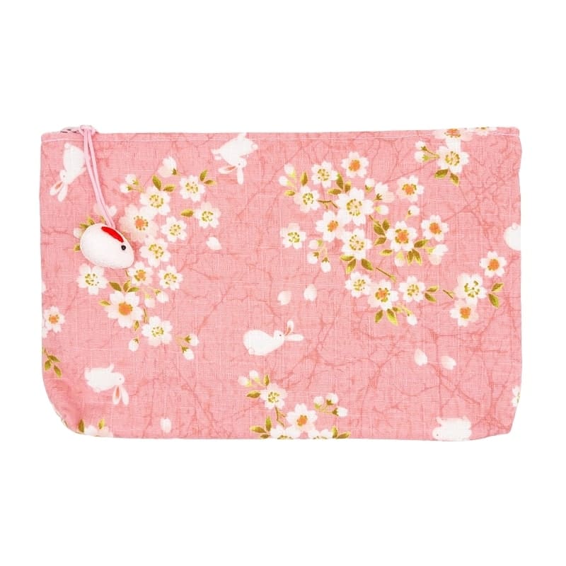 Pochette en tissu d'inspiration japonaise, modèle TOKYO | Le Vrai Binchotan Pochette en tissu d'inspiration japonaise, modèle TOKYO | Le Vrai Binchotan
