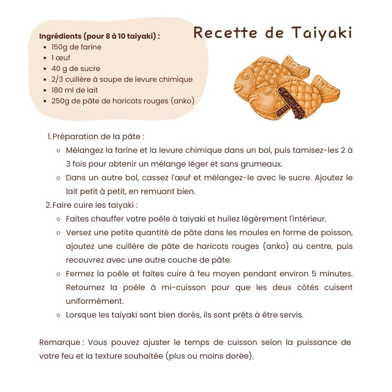 Poêle Japonaise Taiyaki