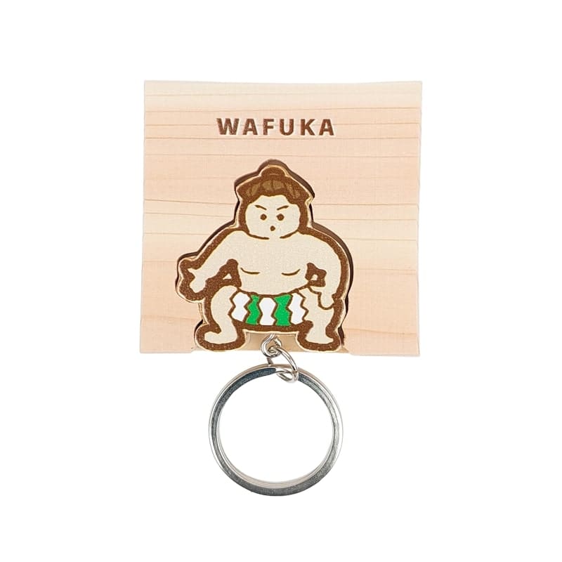 Porte-Clé Japonais en Cyprès Sumo