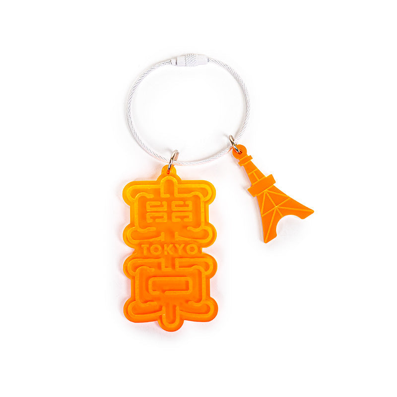 Porte-Clé Tokyo Néon Orange