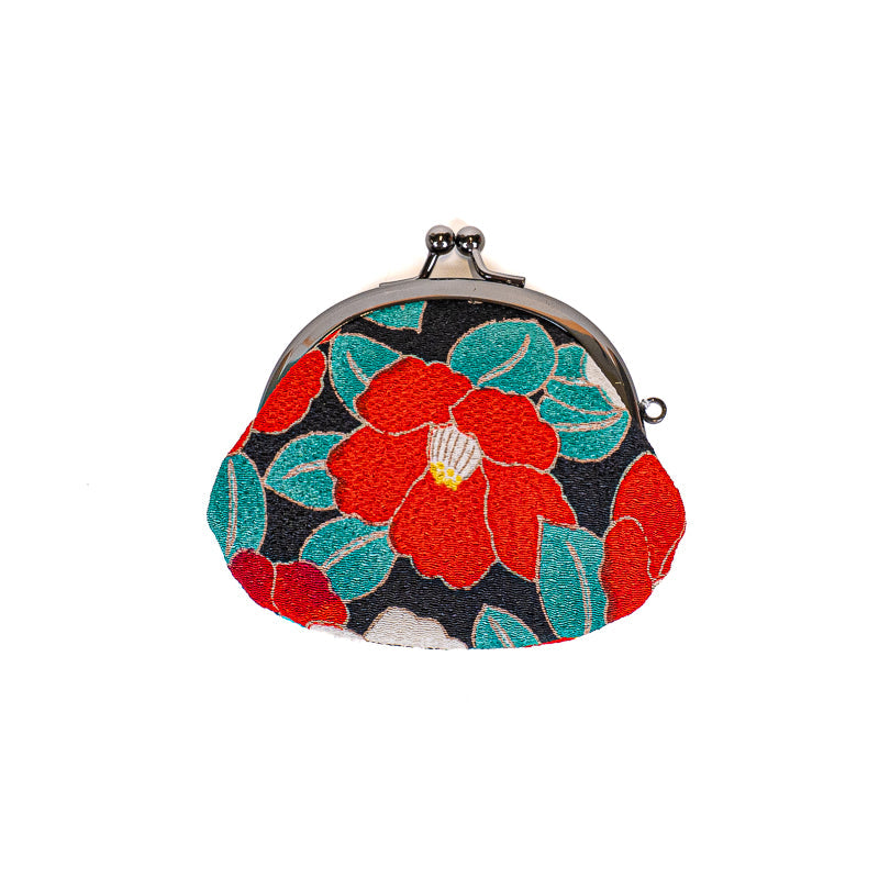 Porte-Monnaie Japonais Gamaguchi Camellia