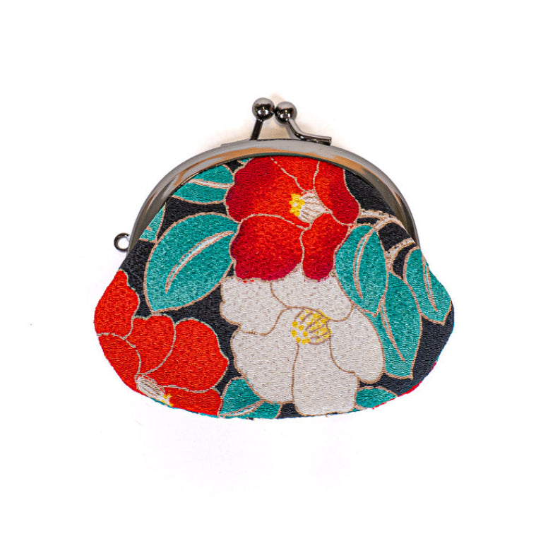 Porte-Monnaie Japonais Gamaguchi Camellia