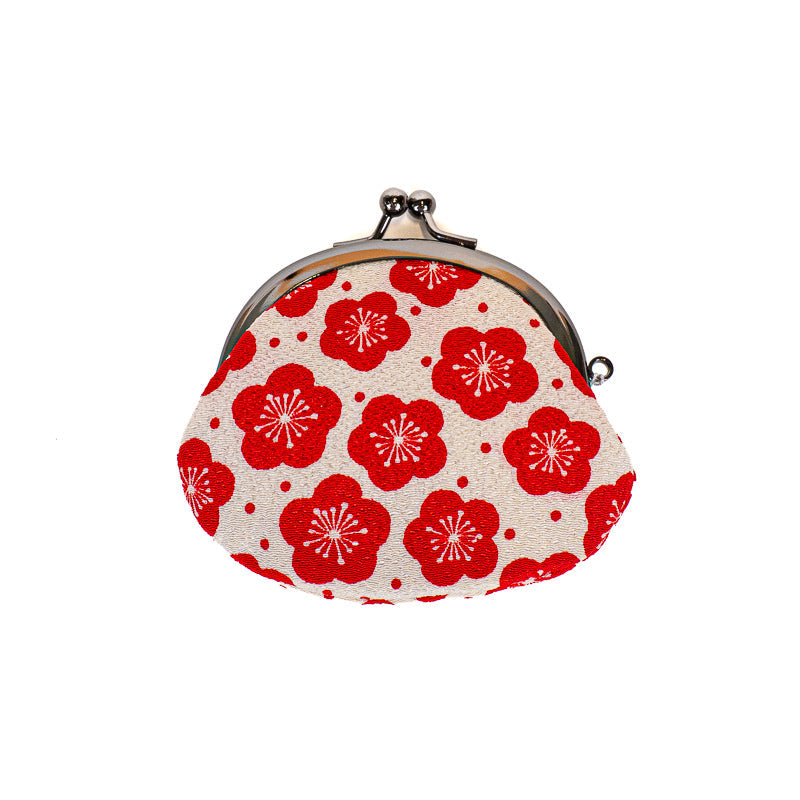 Porte-Monnaie Japonais Gamaguchi Fleurs de Prunier