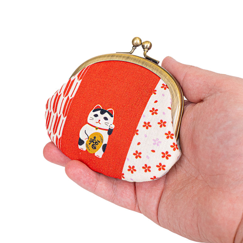 Porte-Monnaie Japonais Gamaguchi Maneki Neko