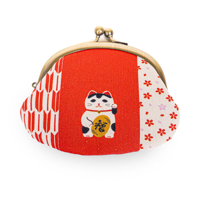 Porte-Monnaie Japonais Gamaguchi Maneki Neko