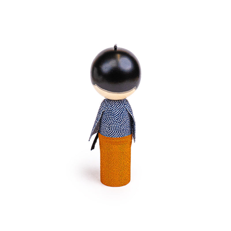 Poupée Japonaise Kokeshi Samouraï