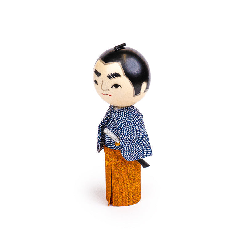 Poupée Japonaise Kokeshi Samouraï