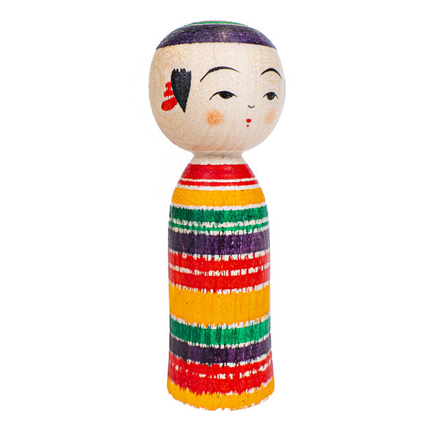 Poupée Japonaise Kokeshi Yajiro Tsukuritsuke - 6 cm