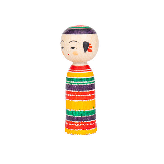 Poupée Japonaise Kokeshi Yajiro Tsukuritsuke - 6 cm