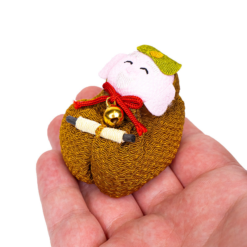 Poupée Odetama Japonaise Chirimen Jurojin