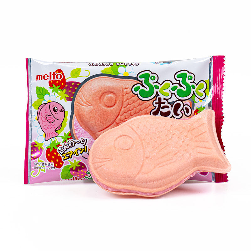Puku Puku Gaufrette Taiyaki Fraise