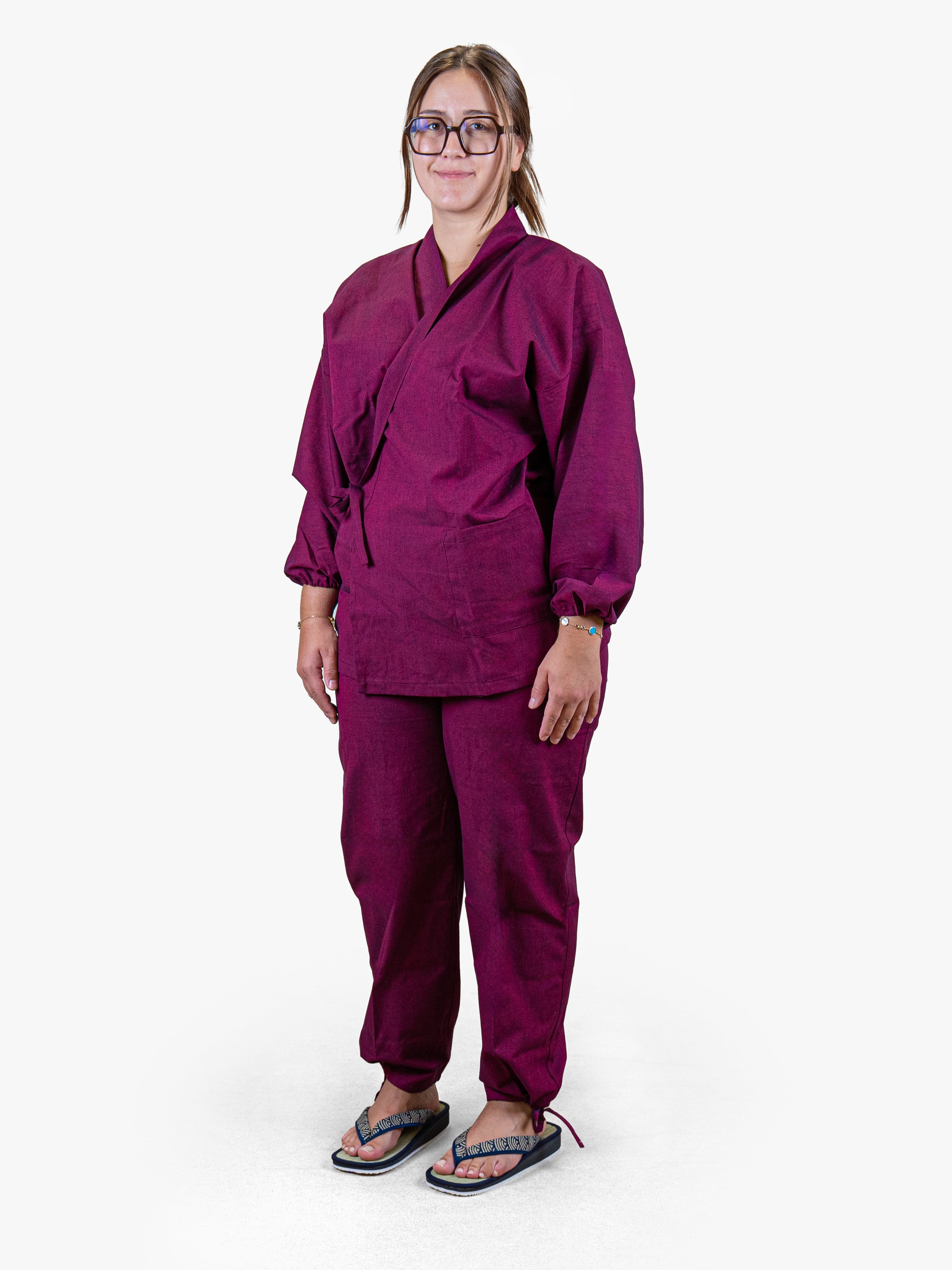 Pyjama Japonais Femme Samue Fuchsia