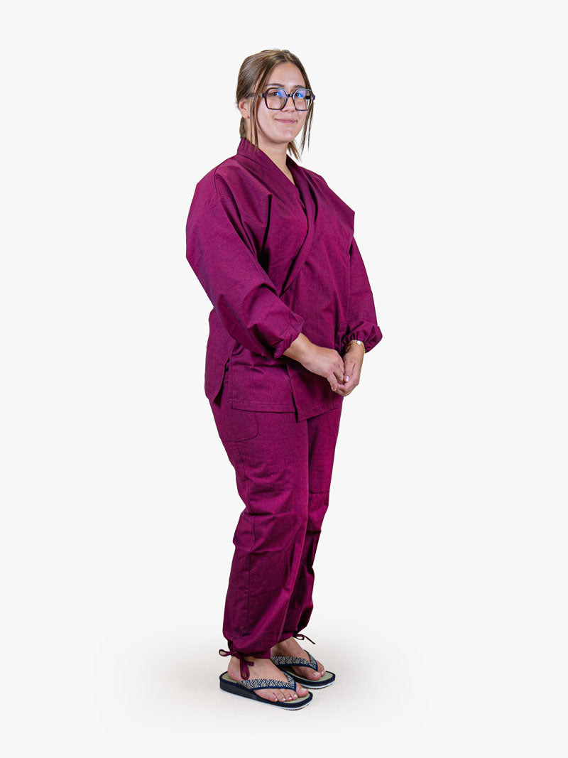 Pyjama Japonais Femme Samue Fuchsia