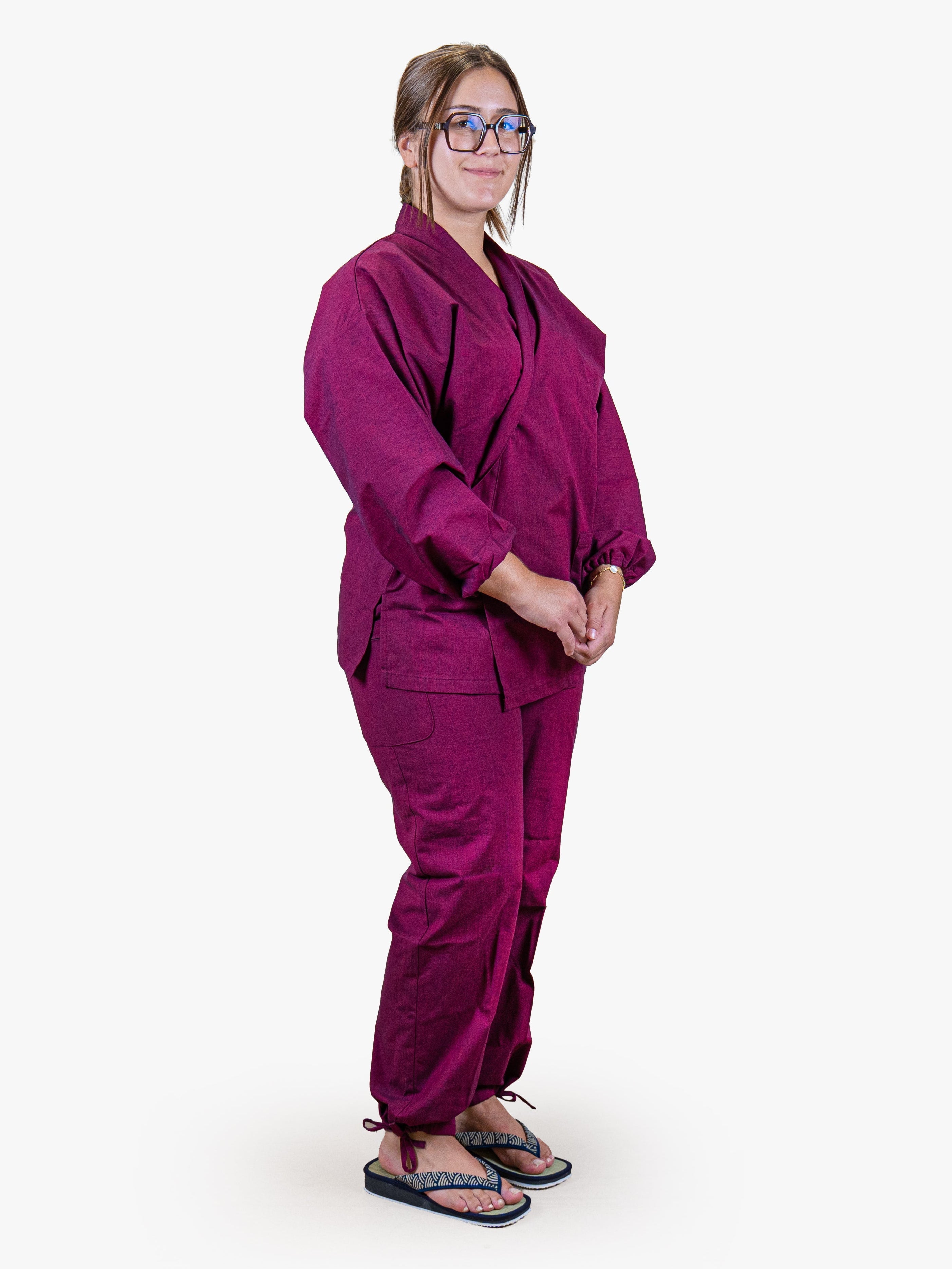 Pyjama Japonais Femme Samue Fuchsia M