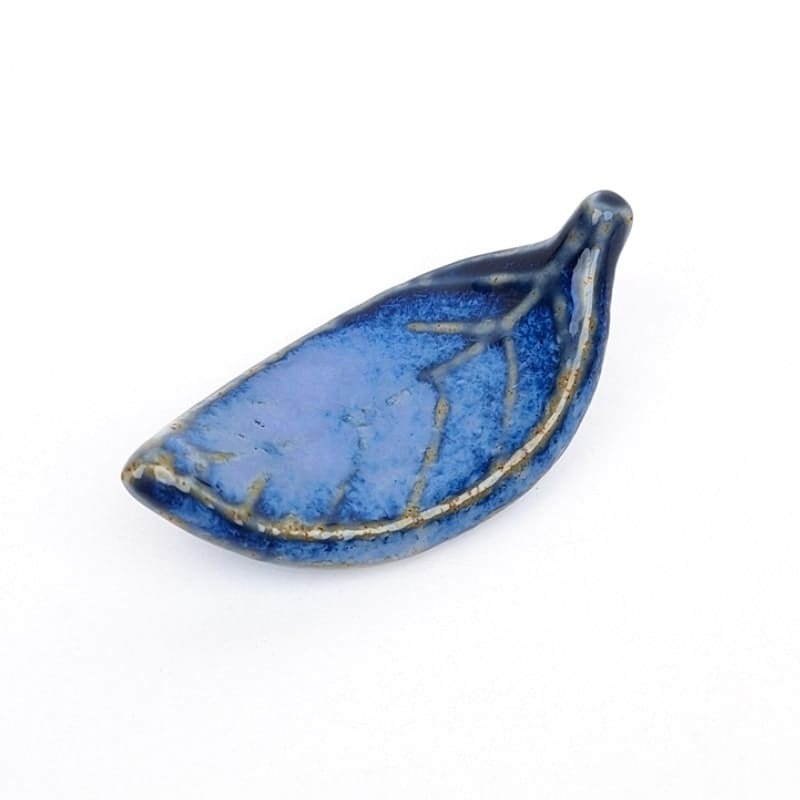 Repose-Baguettes Japonais Feuille Bleue