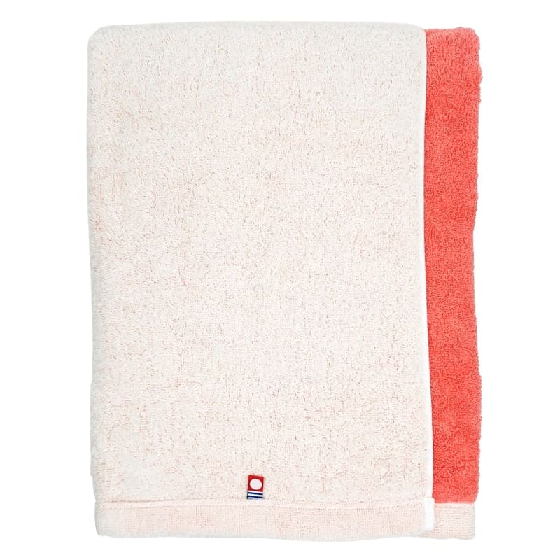 Serviette de Bain Imabari Bicolore Rose