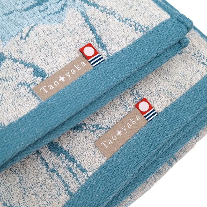 Serviette de Bain Japonaise Coquelicot