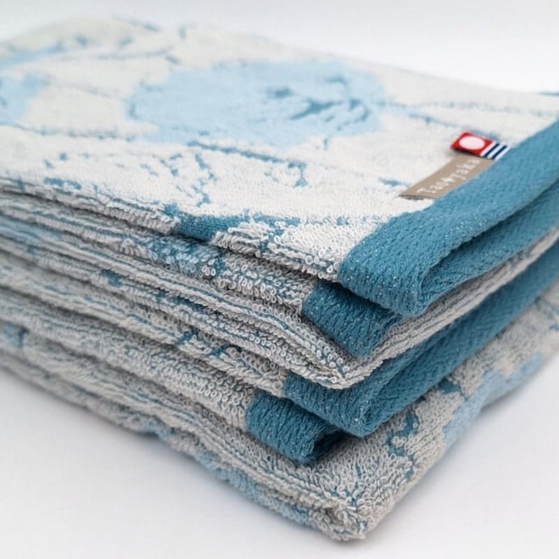 Serviette de Bain Japonaise Coquelicot