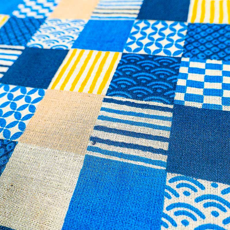 Serviette Japonaise Damier Ichimatsu