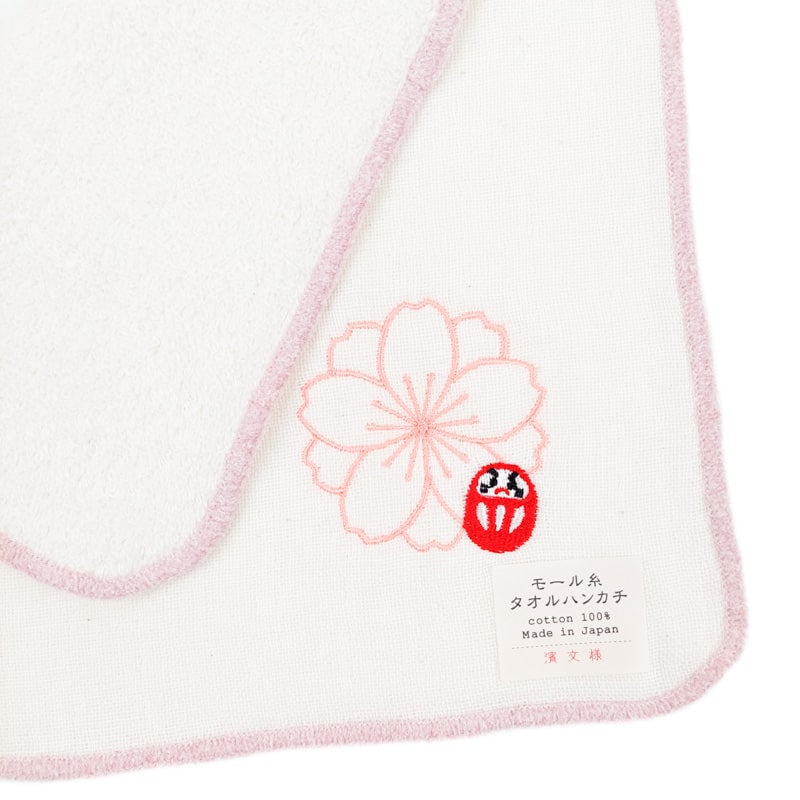 Serviette Japonaise Daruma Sakura