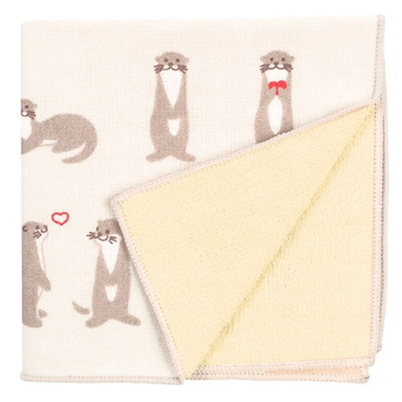 Serviette Japonaise Loutres