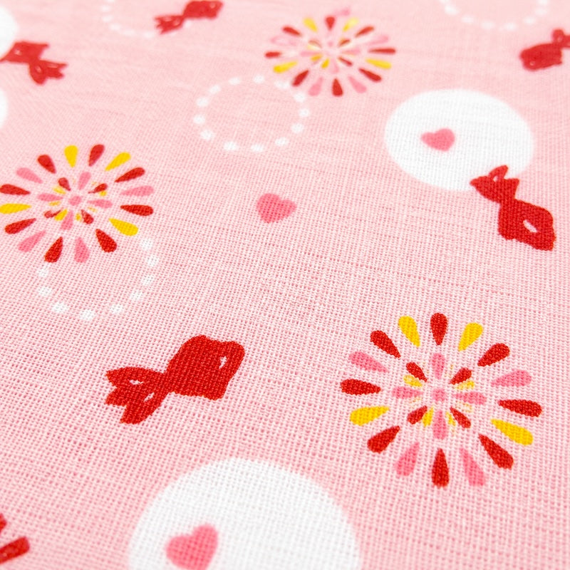 Serviette Japonaise Poisson Rouge