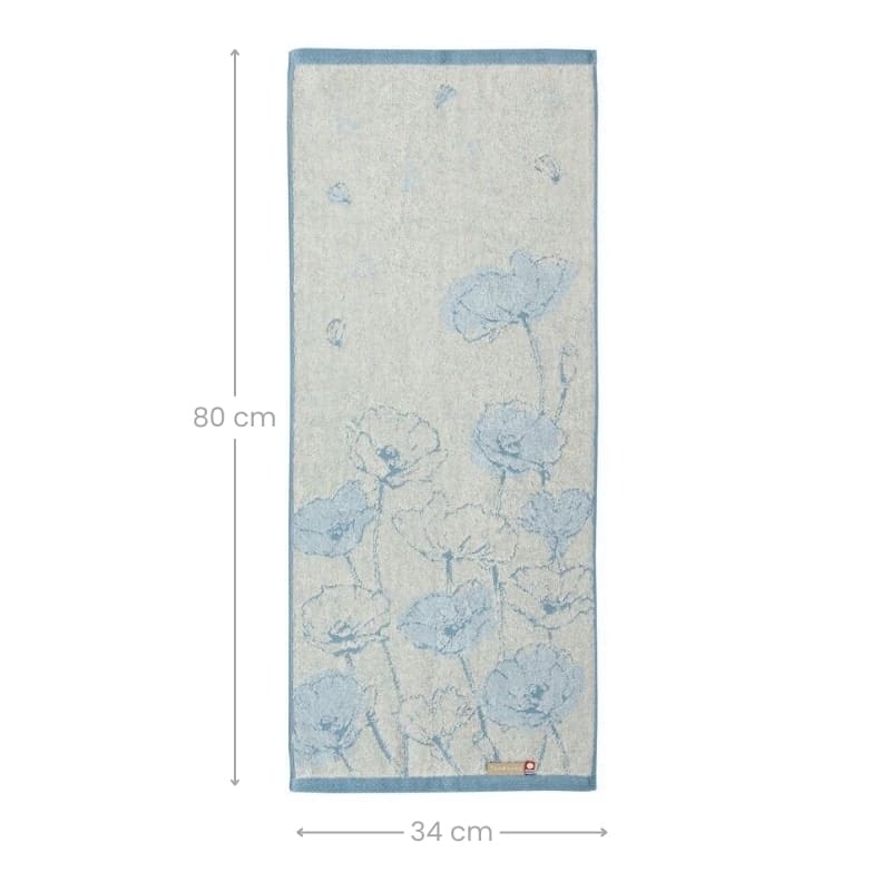 Serviette Japonaise Visage Coquelicot