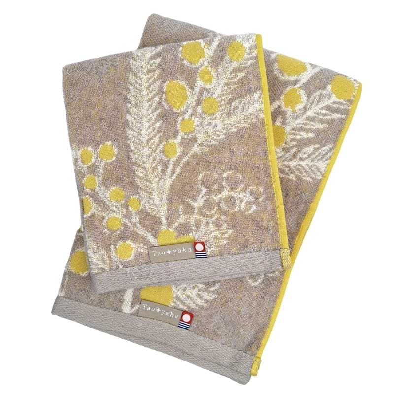 Serviette Japonaise Visage Mimosa