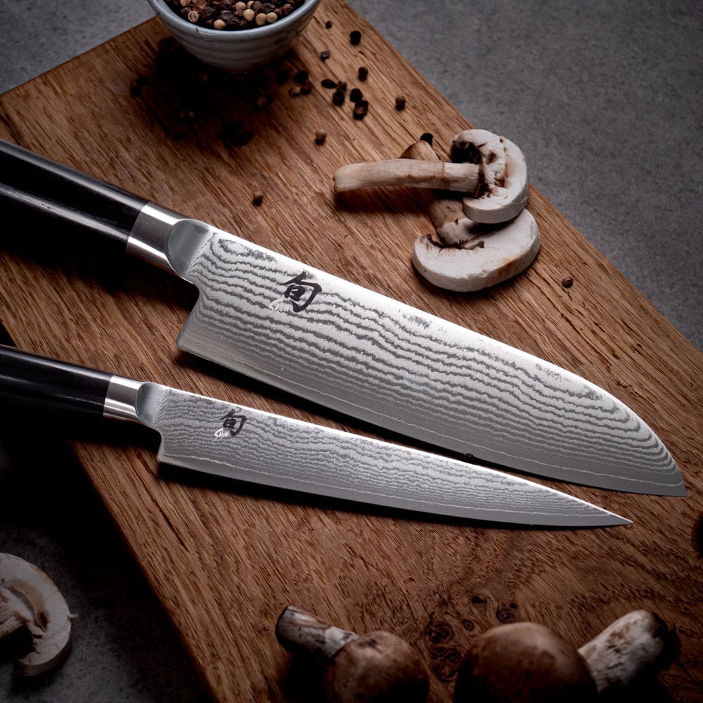 Set 2 Couteaux Shun Classic - Universel et Santoku