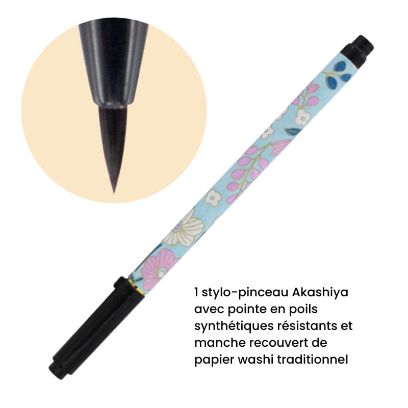 Set Copie Sutra avec Stylo-Pinceau Hana