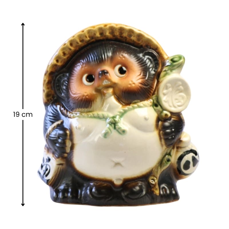 Statuette Tanuki Japonais 19 cm