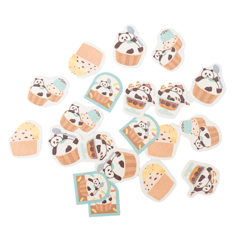 Stickers Japonais Washi Panda