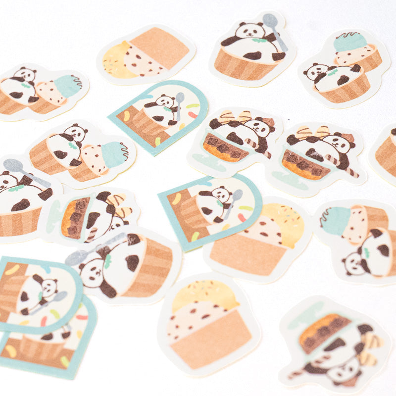 Stickers Japonais Washi Panda