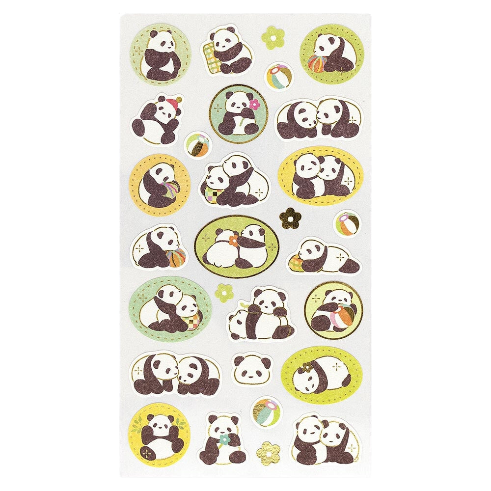 Stickers Panda Japonais