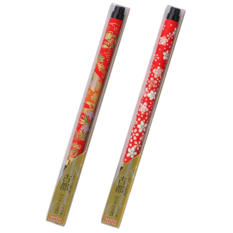 Stylo-Pinceau Koto Manche Papier Washi Rouge