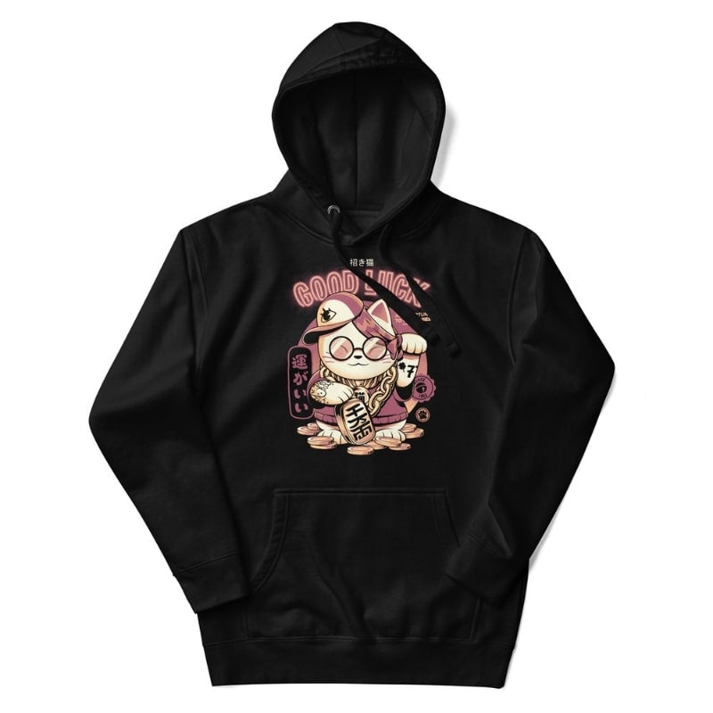 Sweat Japonais Maneki Neko - S