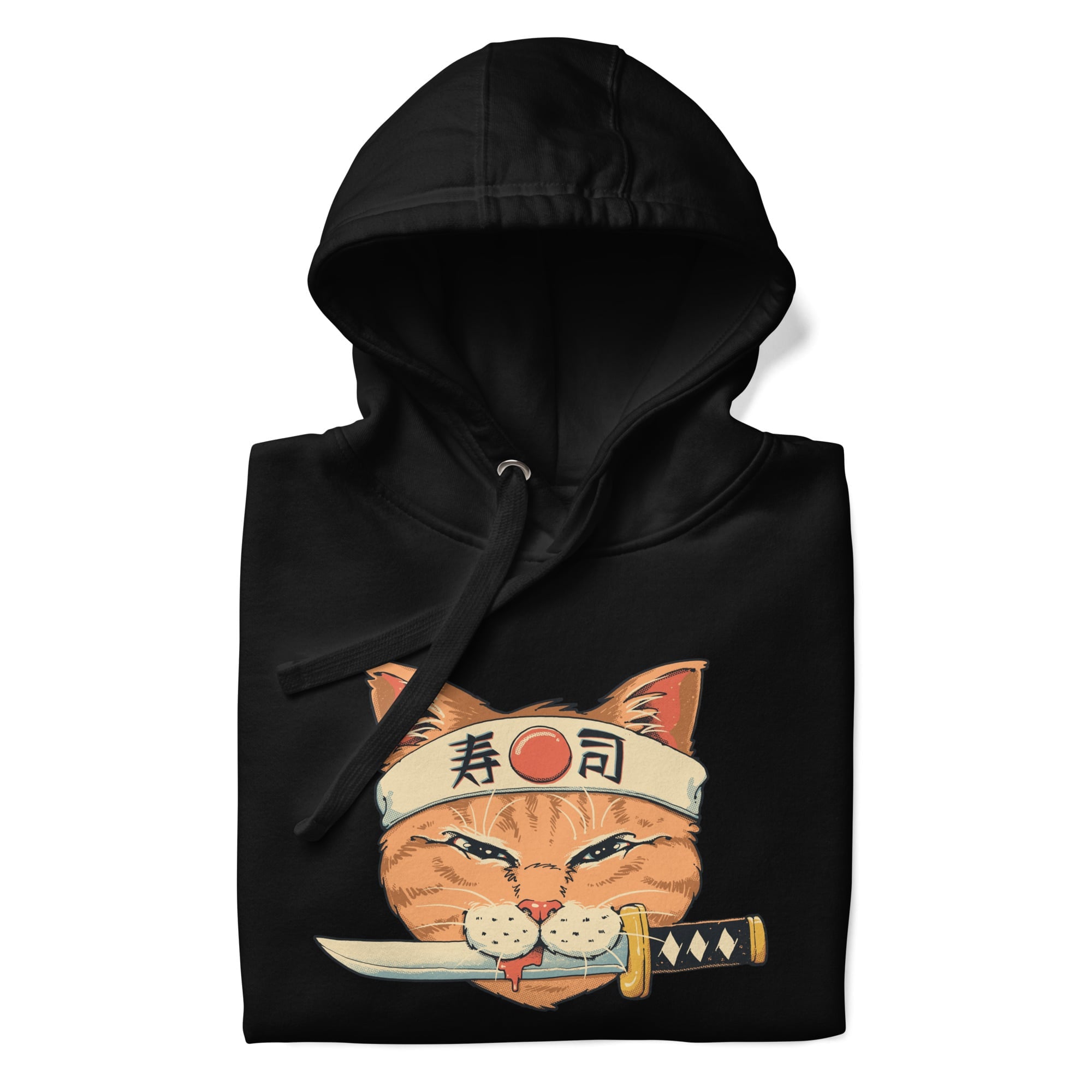 Sweat Japonais Neko Sushi Katana