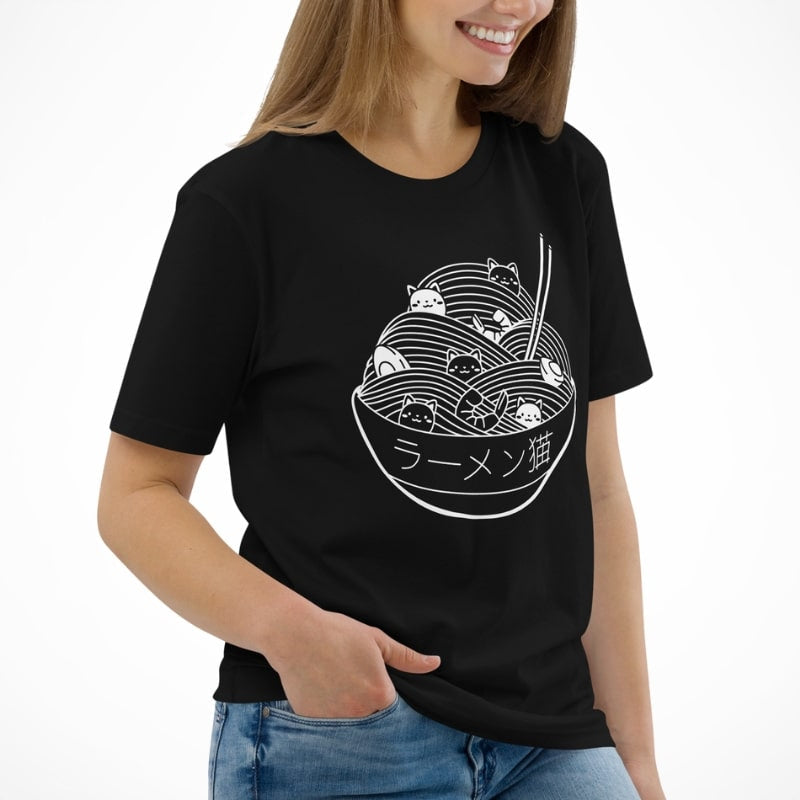 T-shirt Japonais Bowl of Kittens