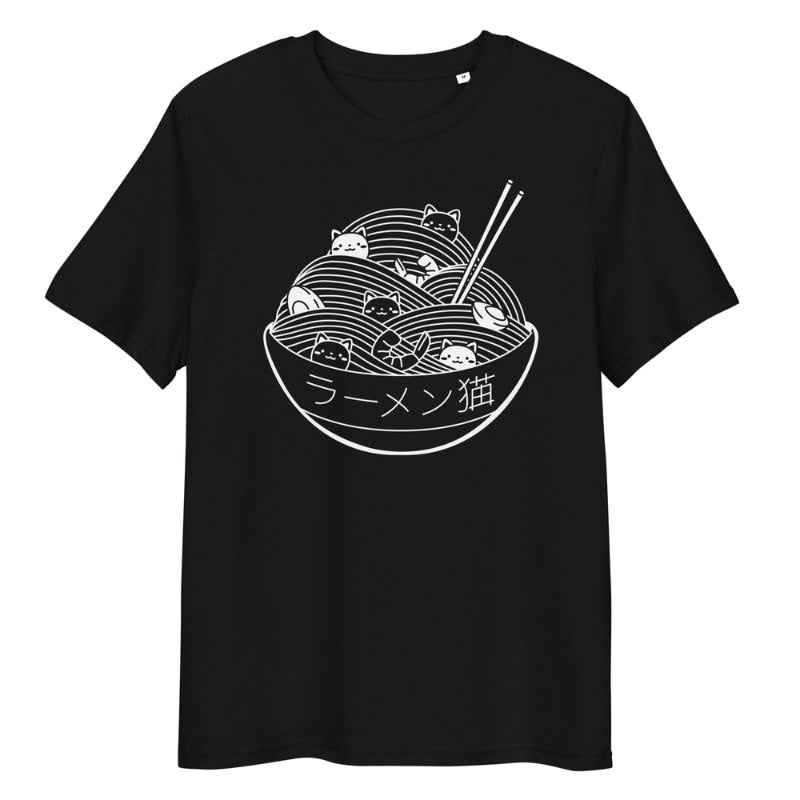 T-shirt Japonais Bowl of Kittens - S