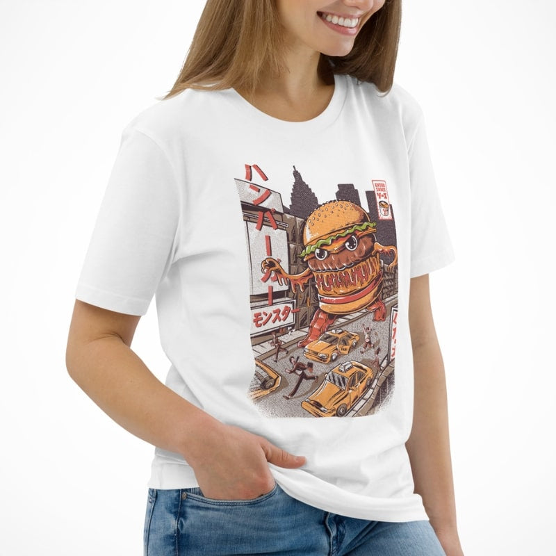 T-shirt Japonais Burgerzilla