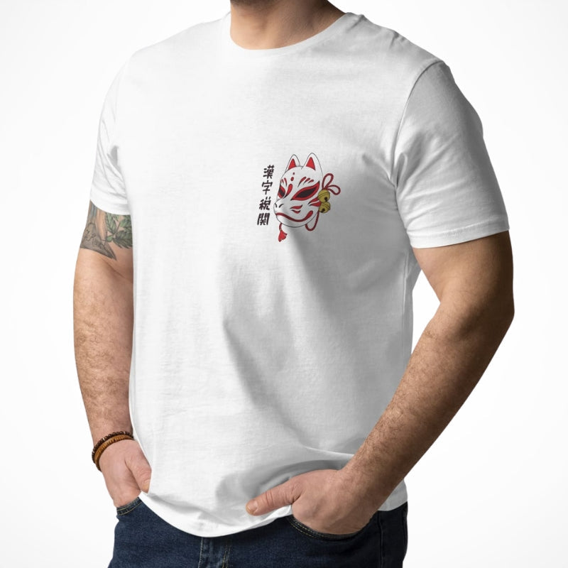 T-shirt Japonais Chat Samouraï