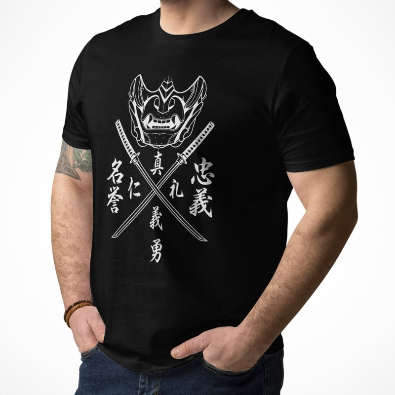 T-shirt Japonais Code du Bushido