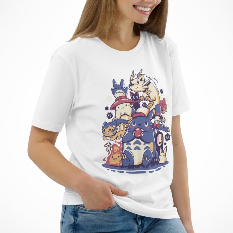 T-shirt Japonais Créatures Fantastiques