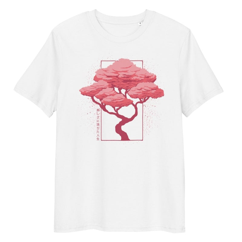 T-shirt Japonais Hanami - S / Blanc