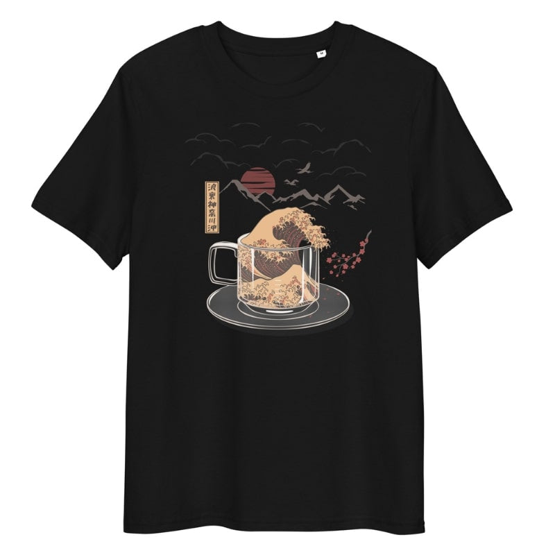 T-shirt Japonais Kanagawa Coffee - S