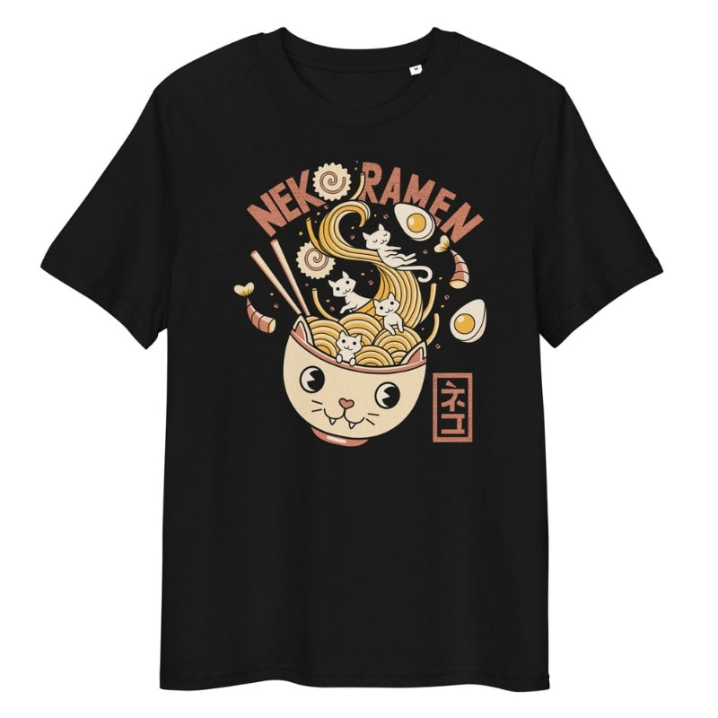 T-shirt Japonais Neko Ramen - S