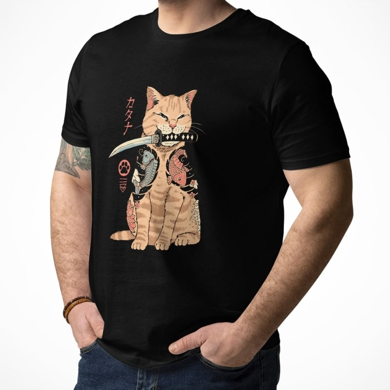 T-shirt Japonais Neko Yakuza